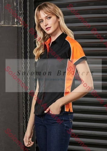 Dynamite Ladies Short Sleeve Blouse - Solomon Brothers Apparel