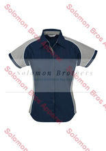 Load image into Gallery viewer, Dynamite Ladies Short Sleeve Blouse - Solomon Brothers Apparel
