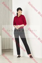 Load image into Gallery viewer, Easy Stretch Ladies 3/4 Sleeve Blouse Plain - Solomon Brothers Apparel
