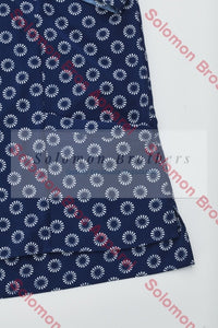 Easy Stretch Ladies Short Sleeve Tunic Daisy Print - Solomon Brothers Apparel
