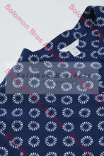 Load image into Gallery viewer, Easy Stretch Ladies Short Sleeve Tunic Daisy Print - Solomon Brothers Apparel
