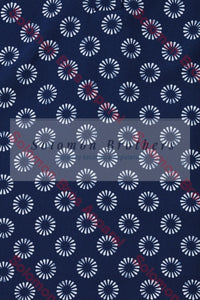 Easy Stretch Ladies Short Sleeve Tunic Daisy Print - Solomon Brothers Apparel