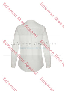 Elise Womens Plain Long Sleeve Blouse - Solomon Brothers Apparel