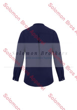 Load image into Gallery viewer, Elise Womens Plain Long Sleeve Blouse - Solomon Brothers Apparel
