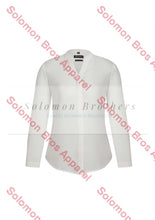 Load image into Gallery viewer, Elise Womens Plain Long Sleeve Blouse - Solomon Brothers Apparel
