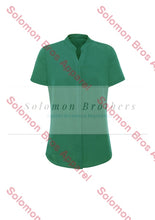 Load image into Gallery viewer, Elise Womens Plain Short Sleeve Blouse - Solomon Brothers Apparel
