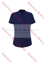 Load image into Gallery viewer, Elise Womens Plain Short Sleeve Blouse - Solomon Brothers Apparel
