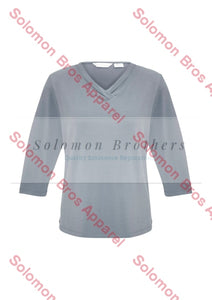 Emma Ladies 3/4 Sleeve Top - Solomon Brothers Apparel