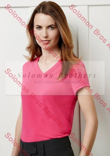 Emma Ladies Short Sleeve Top - Solomon Brothers Apparel