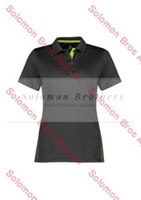 Load image into Gallery viewer, Equity Ladies Polo No. 1 Grey/fluoro Lime / 6
