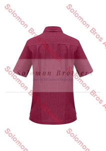 Haven Ladies Short Sleeve Overblouse Cherry - Solomon Brothers Apparel