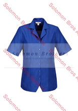 Load image into Gallery viewer, Haven Ladies Short Sleeve Overblouse Electric Blue - Solomon Brothers Apparel
