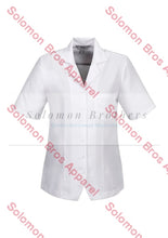 Load image into Gallery viewer, Haven Ladies Short Sleeve Overblouse White - Solomon Brothers Apparel
