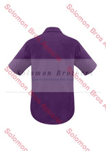 Load image into Gallery viewer, Haven Mens Short Sleeve Shirt Grape - Solomon Brothers Apparel
