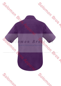Haven Mens Short Sleeve Shirt Grape - Solomon Brothers Apparel