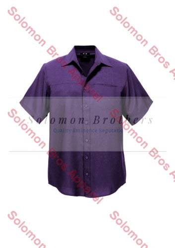 Haven Mens Short Sleeve Shirt Grape - Solomon Brothers Apparel