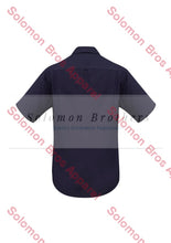 Load image into Gallery viewer, Haven Mens Short Sleeve Shirt Navy - Solomon Brothers Apparel

