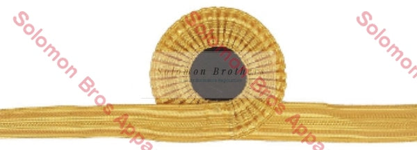 Lace Officer Curl 14Mm Gold Accoutrements