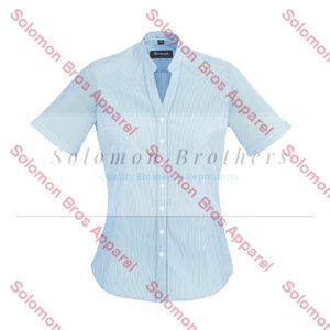 Lyon Womens Short Sleeve Blouse - Solomon Brothers Apparel