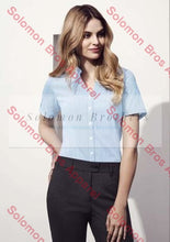 Load image into Gallery viewer, Lyon Womens Short Sleeve Blouse - Solomon Brothers Apparel
