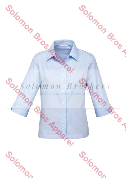 Majestic Ladies 3/4 Sleeve Blouse - Solomon Brothers Apparel