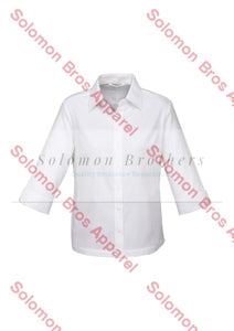 Majestic Ladies 3/4 Sleeve Blouse - Solomon Brothers Apparel
