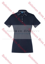 Load image into Gallery viewer, Martin Ladies Polo Navy / Silver Grey 6
