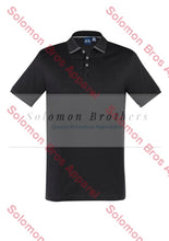 Load image into Gallery viewer, Martin Mens Polo Black / Silver Grey Sm

