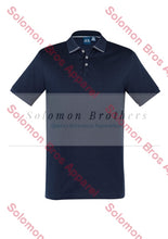 Load image into Gallery viewer, Martin Mens Polo Navy / Silver Grey Sm
