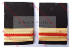 Load image into Gallery viewer, Medical Soft Epaulettes 2 Bar - Merchant Navy Shoulder Insignia
