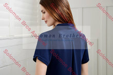 Load image into Gallery viewer, Megan Ladies Short Sleeve Blouse - Solomon Brothers Apparel
