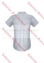 Load image into Gallery viewer, Megan Ladies Short Sleeve Blouse - Solomon Brothers Apparel
