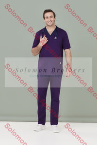 Mens Cotton Rich Straight Leg Scrub Pant - Solomon Brothers Apparel