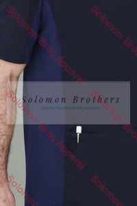 Mens Cotton Rich V-Neck Scrub Top - Solomon Brothers Apparel