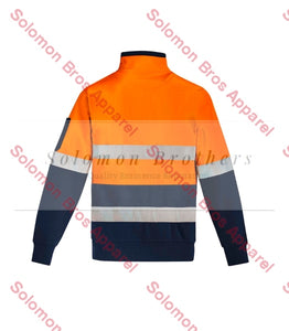 Mens Hi Vis 1/4 Zip Pullover - Hoop Taped - Solomon Brothers Apparel