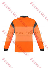Load image into Gallery viewer, Mens Hi Vis Aztec L/S Polo - Solomon Brothers Apparel
