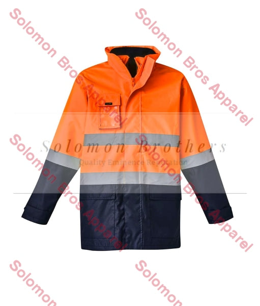 Mens Hi Vis Basic 4 in 1 Waterproof Jacket - Solomon Brothers Apparel
