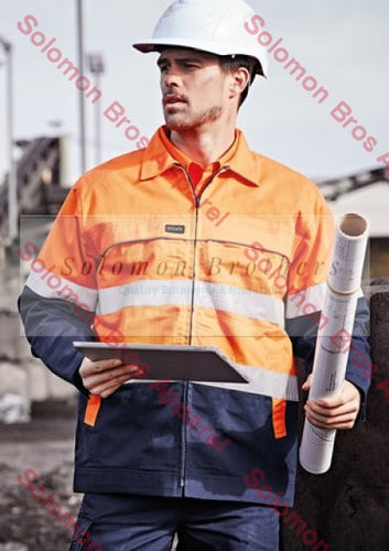 Mens Hi Vis Cotton Drill Jacket - Solomon Brothers Apparel