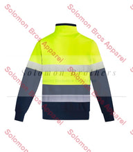 Load image into Gallery viewer, Mens Hi Vis HRC 2 Hoop Taped Orange Flame Brushed Fleece - Solomon Brothers Apparel

