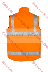 Mens Hi Vis Lighweight Waterproof Vest - Solomon Brothers Apparel