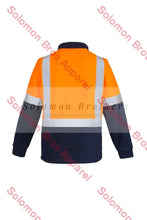 Load image into Gallery viewer, Mens Hi Vis Polar Fleece Half Zip Jumper - Shoulder Taped - Solomon Brothers Apparel
