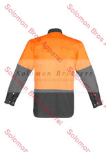 Load image into Gallery viewer, Mens Hi Vis Spliced Industrial L/S Shirt - Solomon Brothers Apparel
