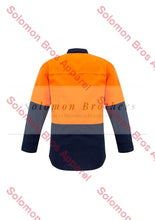 Load image into Gallery viewer, Mens Hi Vis Spliced Red Flame Metatech Shirt - Solomon Brothers Apparel
