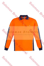 Load image into Gallery viewer, Mens Hi Vis Squad L/S Polo - Solomon Brothers Apparel
