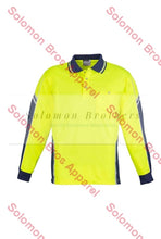 Load image into Gallery viewer, Mens Hi Vis Squad L/S Polo - Solomon Brothers Apparel

