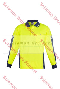 Mens Hi Vis Squad L/S Polo - Solomon Brothers Apparel