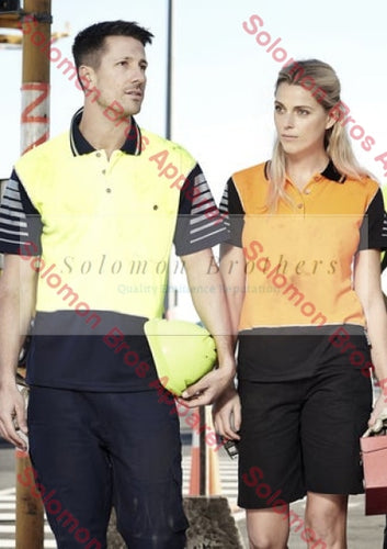 Mens Hi Vis Zone Polo - Solomon Brothers Apparel