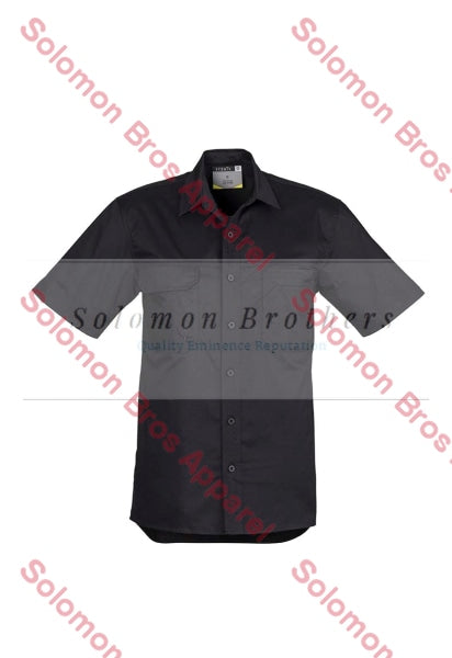 Mens Lightweight Tradie S/S Shirt - Solomon Brothers Apparel