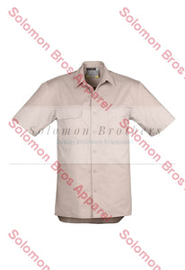 Mens Lightweight Tradie S/S Shirt - Solomon Brothers Apparel