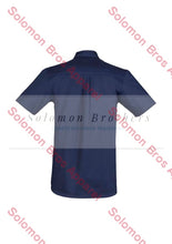 Load image into Gallery viewer, Mens Lightweight Tradie S/S Shirt - Solomon Brothers Apparel
